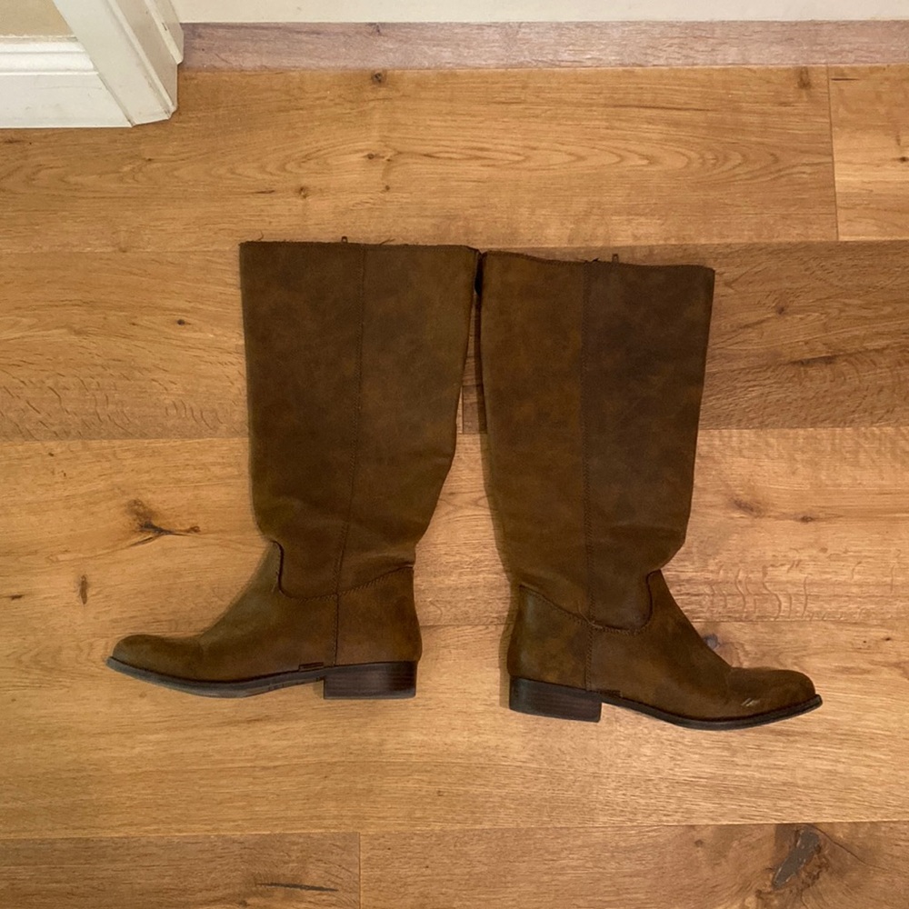 Lane Bryant Brown Boots, Wide Calf, size 9W